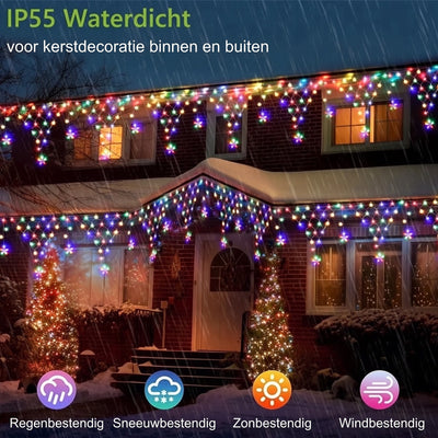 Netverlichting Buiten – 4 Meter LED-Net met Sterren en 8 Effecten (8)