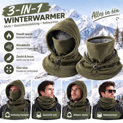 Norway Fleece Muts - 1+1 Gratis – 3-in-1 bivakmuts
