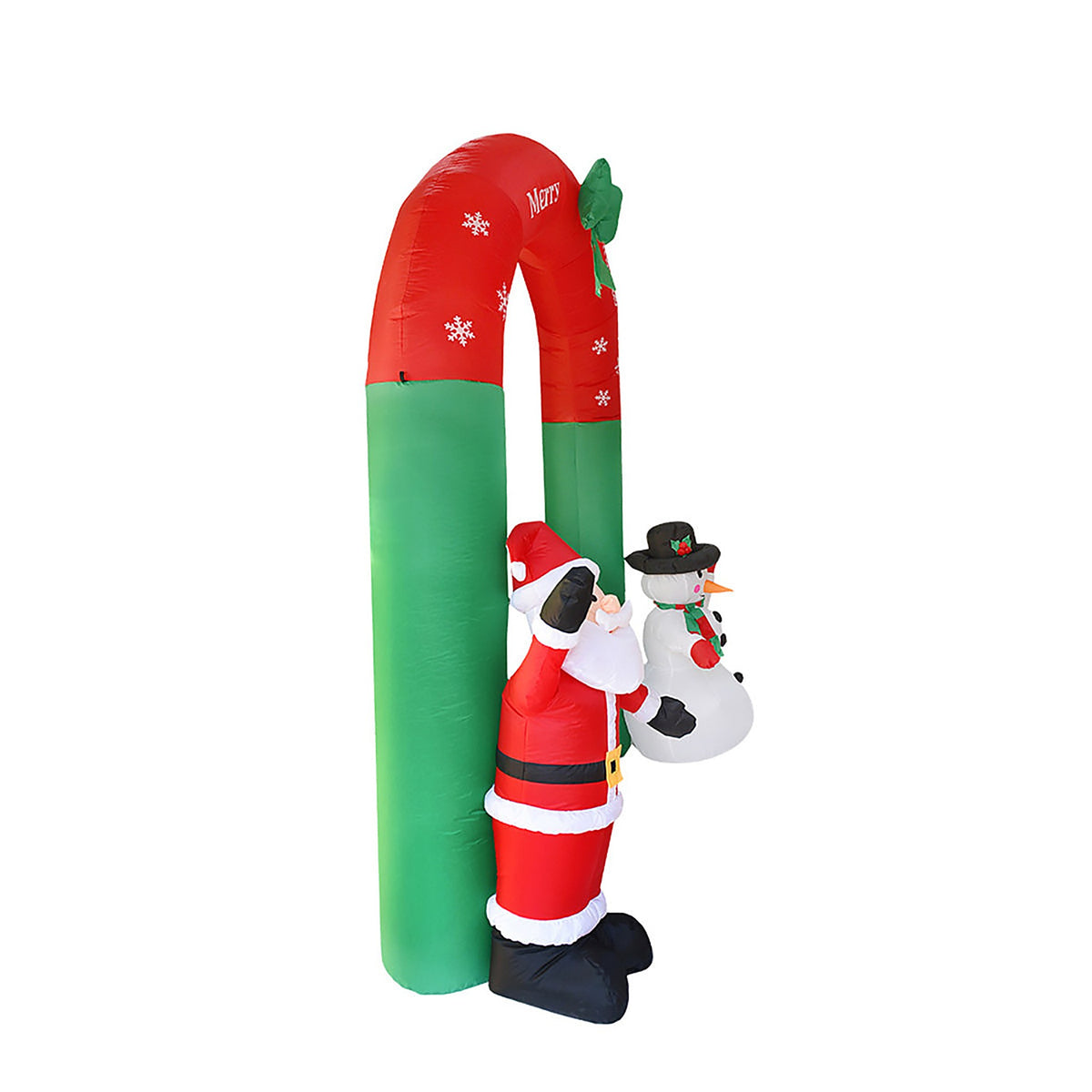 Opblaasbare Kerstboog 240 cm – met Kerstman en Sneeuwpop en LED (5)
