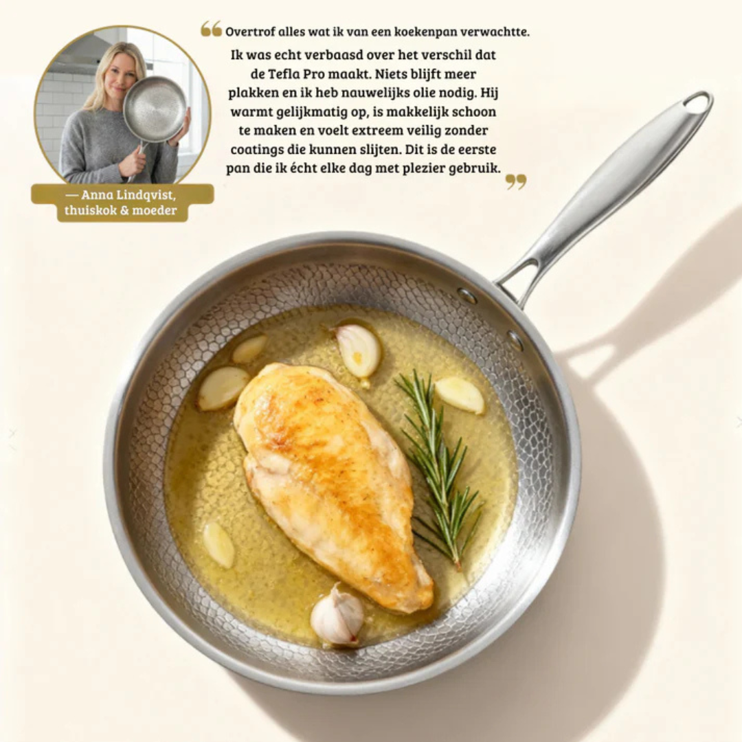 Titan Pro - Titanium pan - Duurzame Antiaanbak Koekenpan zonder Chemische Coating