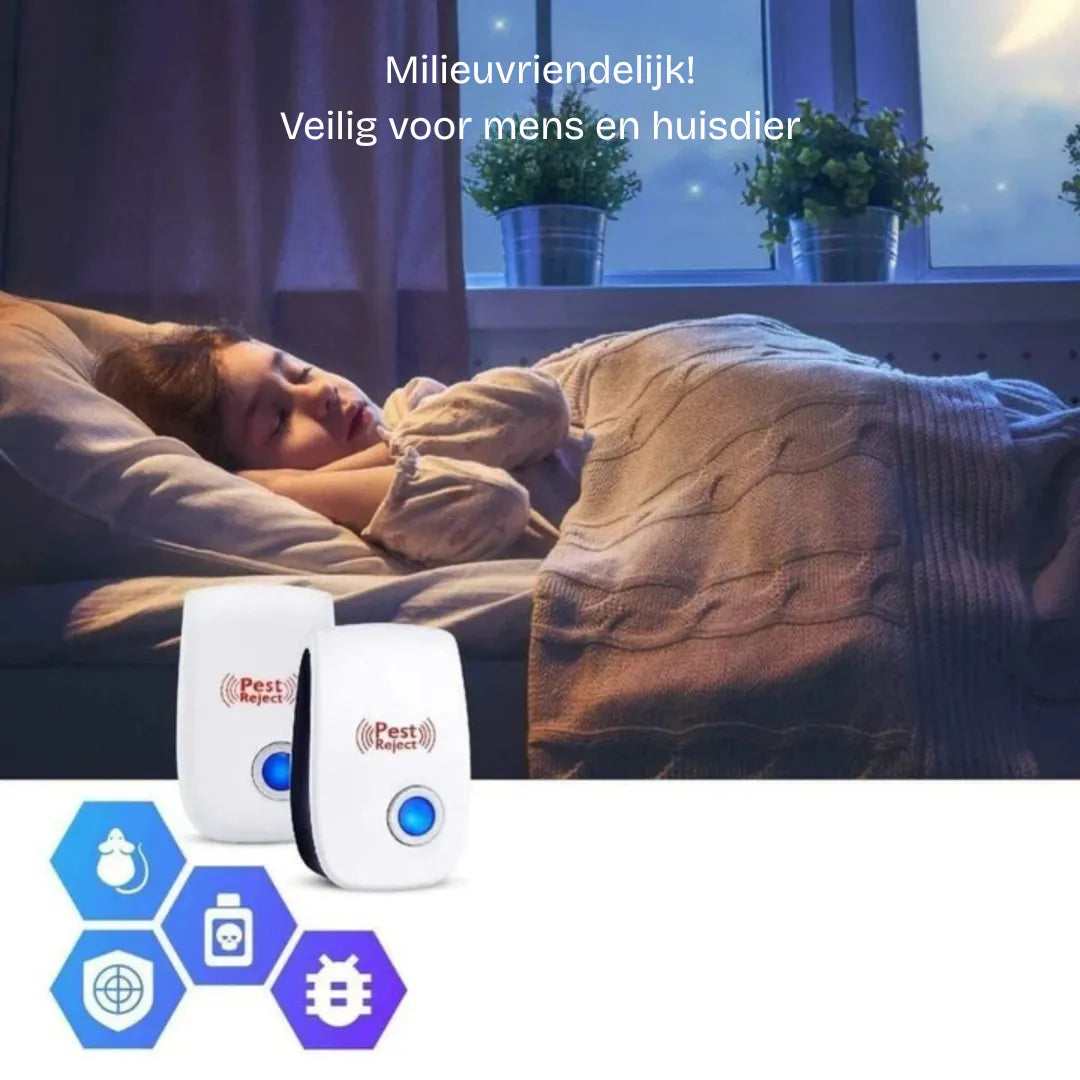 Ongedierte Verjager - Ultrasone bescherming zonder chemicaliën | HomeGuard