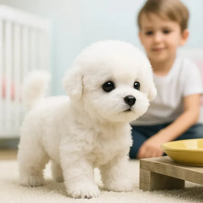 Realistische Interactieve Plush Hond - Levensechte Knuffel met Beweging | PuppyJoy