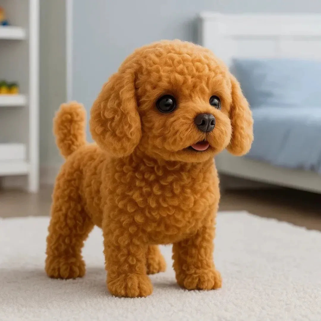 Realistische Interactieve Plush Hond - Levensechte Knuffel met Beweging | PuppyJoy