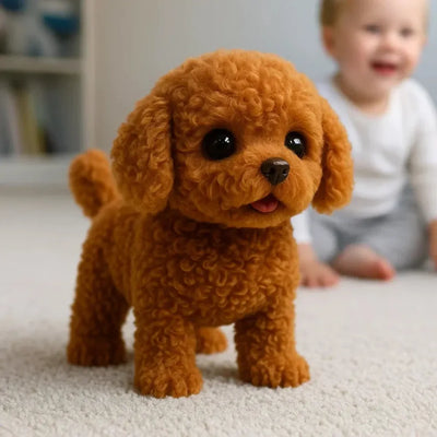 Realistische Interactieve Plush Hond - Levensechte Knuffel met Beweging | PuppyJoy