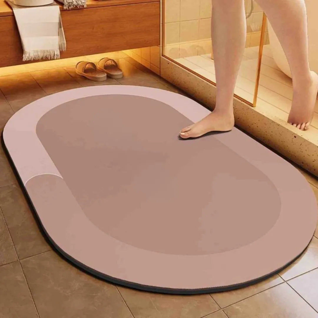 Tapis de bain AquaSoft - Confort séchant rapidement et antidérapant