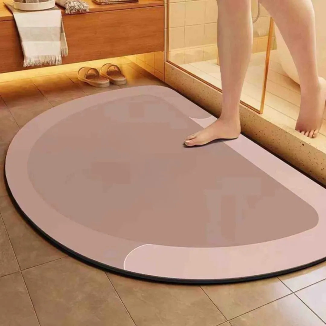 Tapis de bain AquaSoft - Confort séchant rapidement et antidérapant