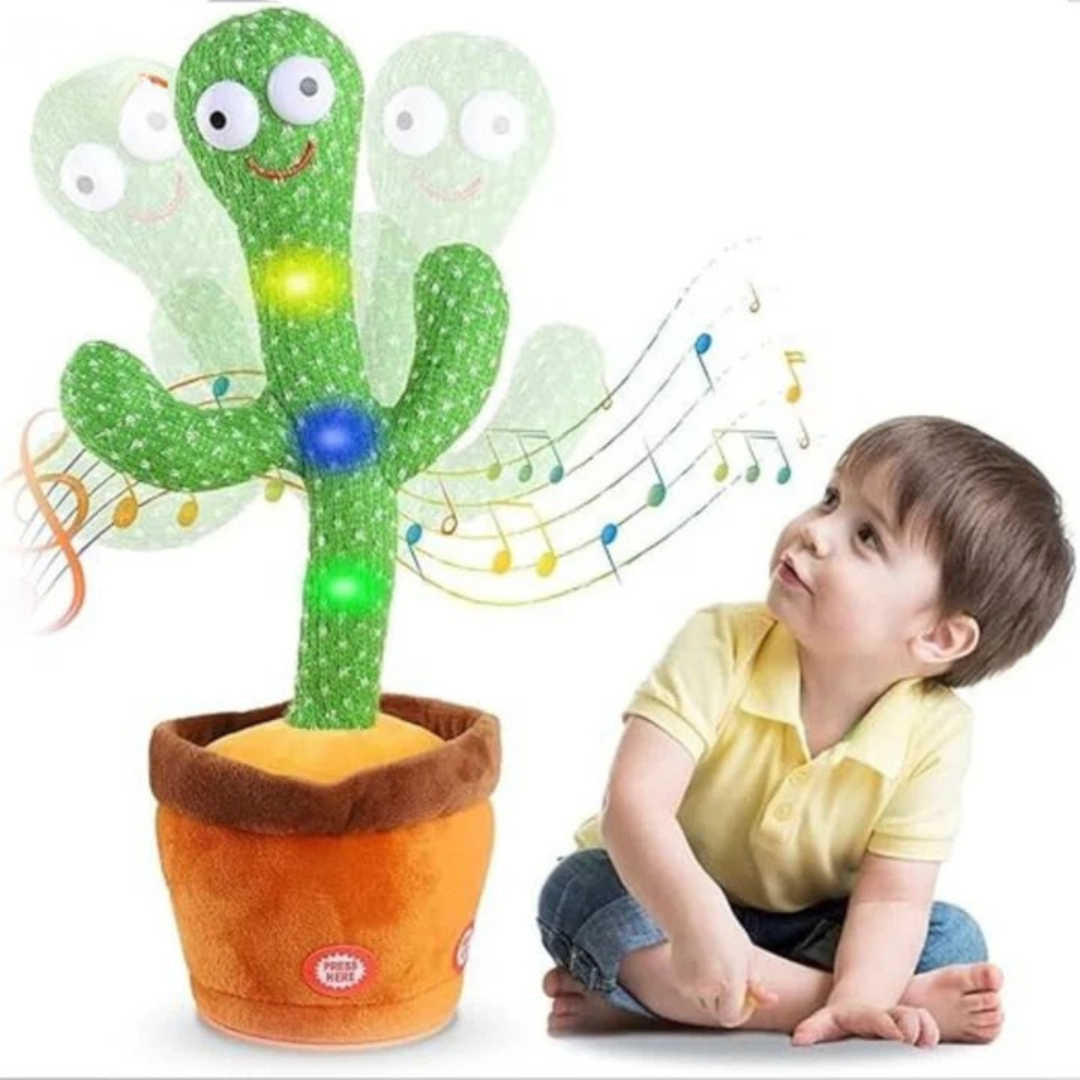 Cactus - Peluche interactive dansante avec LED | HappySprout