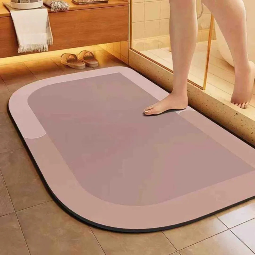 Tapis de bain AquaSoft - Confort séchant rapidement et antidérapant
