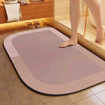 Tapis de bain AquaSoft - Confort séchant rapidement et antidérapant