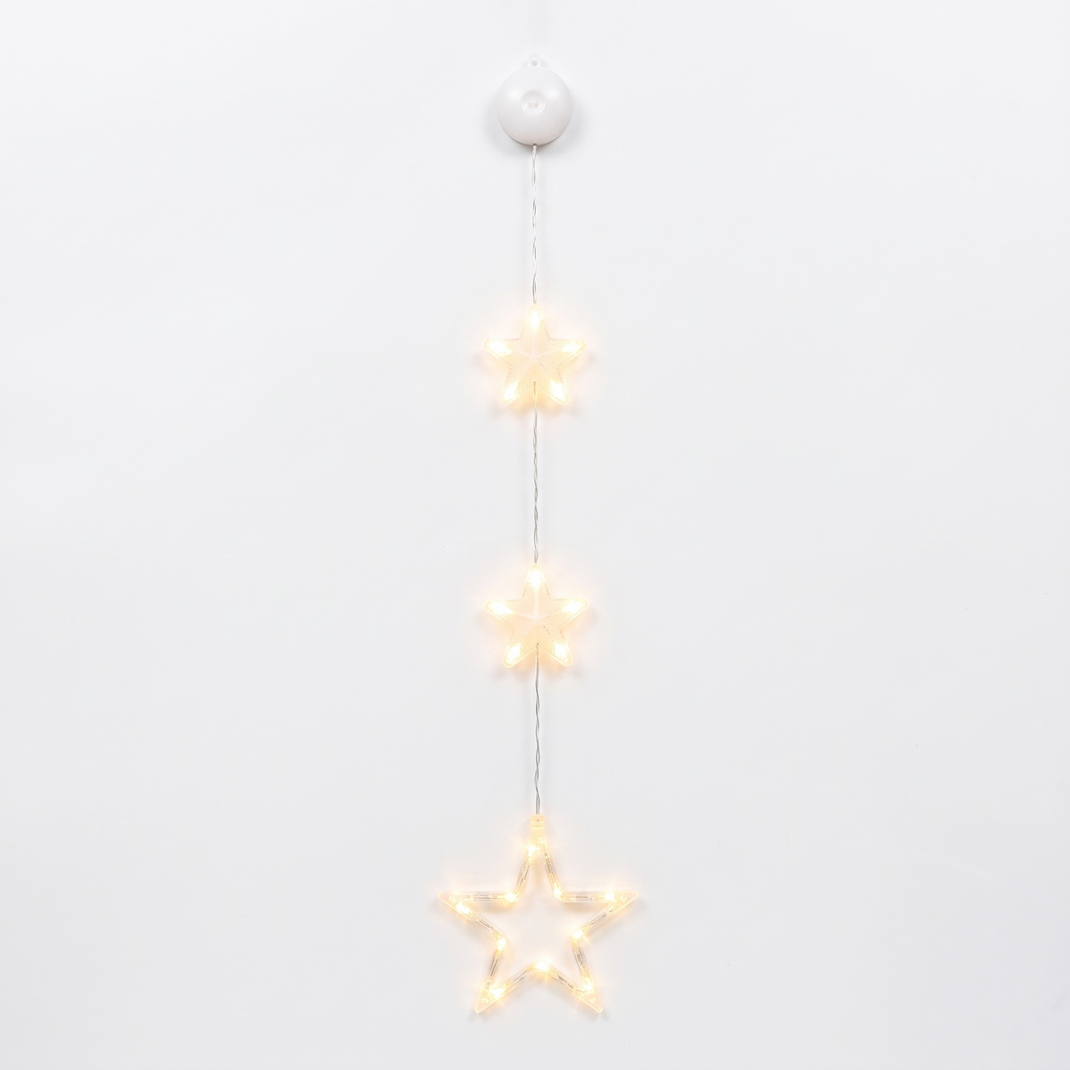 Raamverlichting Kerst - LED Raamdecoratie met Zuignap, Set van 3