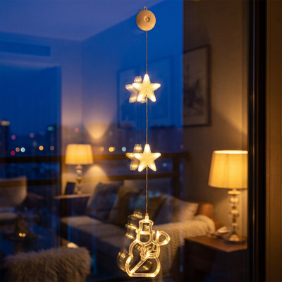 Raamverlichting Kerst Sneeuwpop
