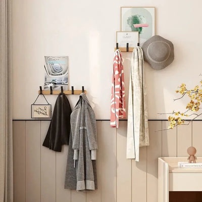 Porte-manteau mural - Crochets mobiles au design scandinave