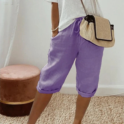 Solvera - Short - Short Stretch Confortable pour les Journées d'Été
