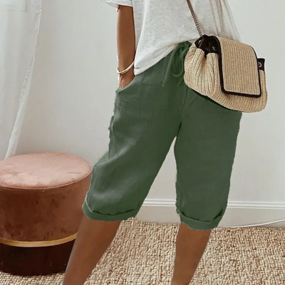 Solvera - Short - Short Stretch Confortable pour les Journées d'Été