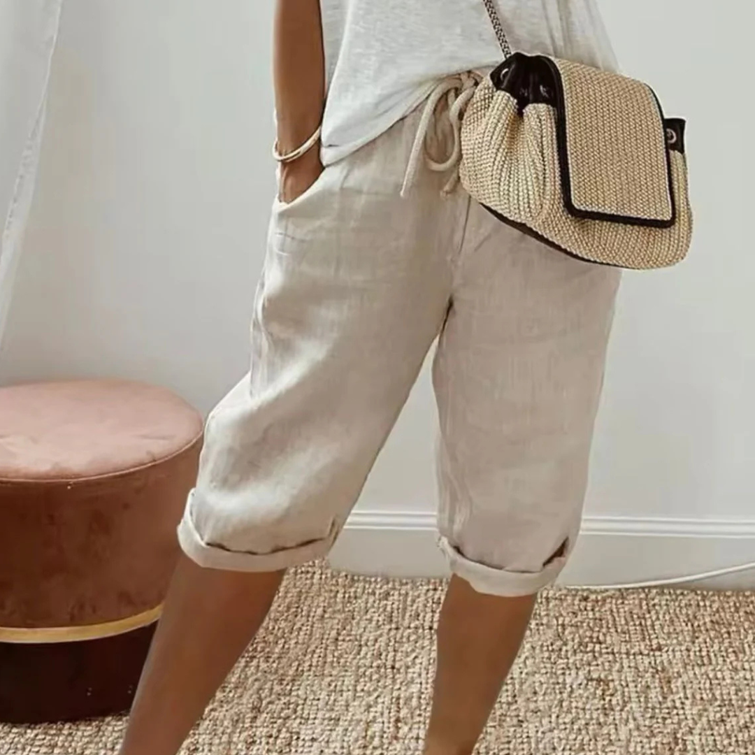 Solvera - Short - Short Stretch Confortable pour les Journées d'Été