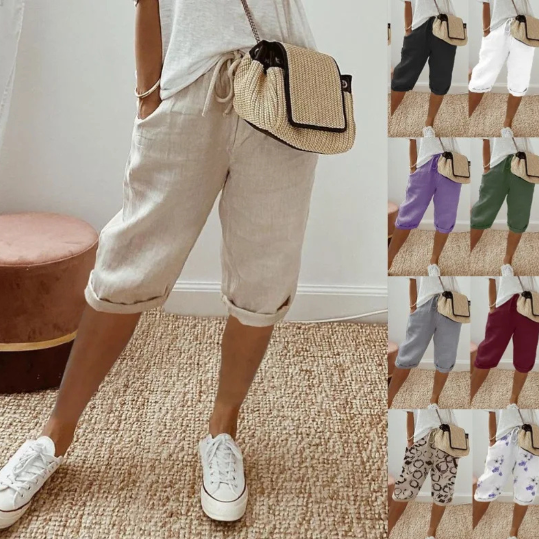 Solvera - Short - Short Stretch Confortable pour les Journées d'Été