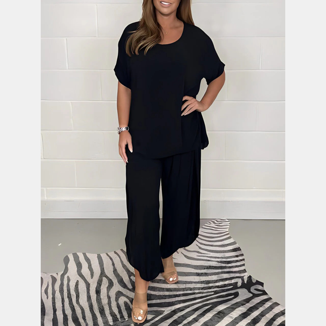 Ensemble deux pièces - Ensemble oversize confortable avec un look élégant