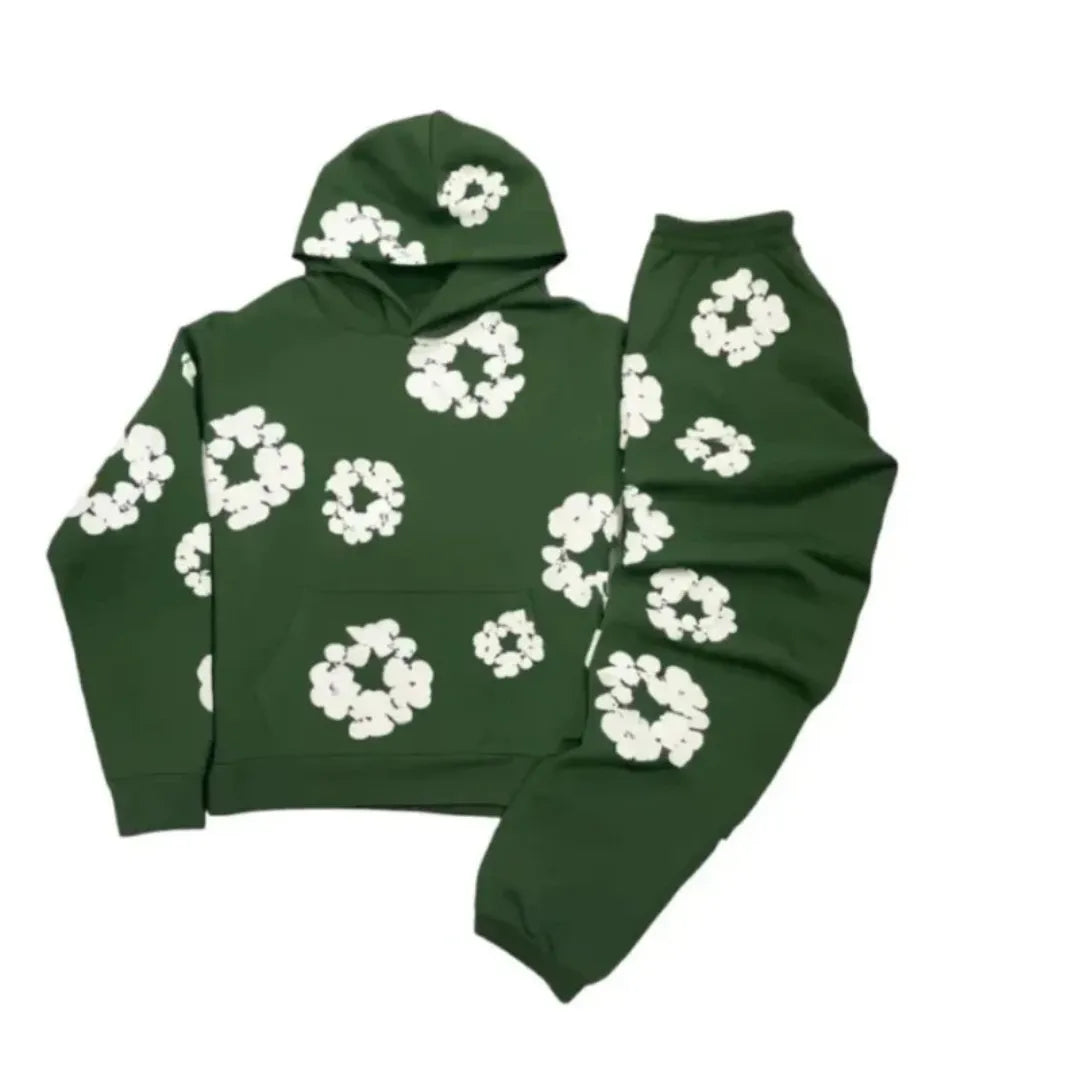 Flower Tears - Survêtement - Ensemble confortable pour femmes avec motif floral