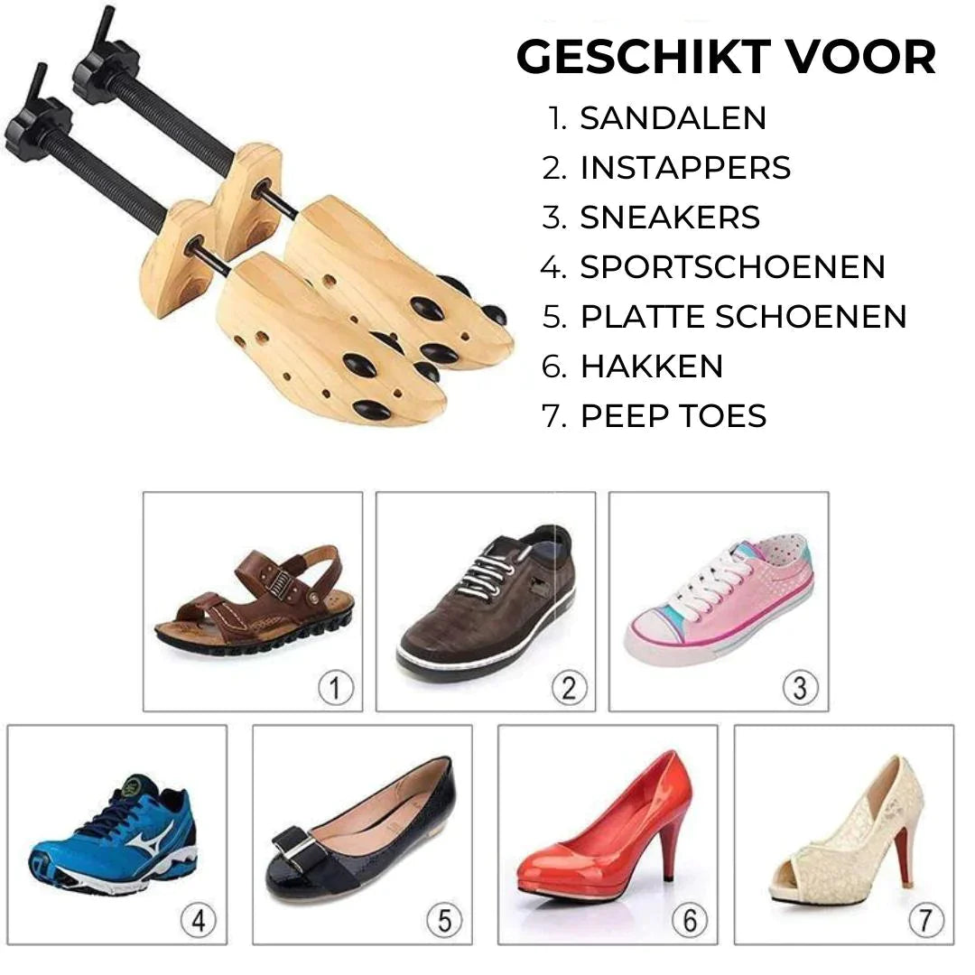 Luxe Schoenspanner - Draag Je Schoenen Zonder Pijn