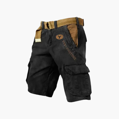 Short Cargo - Short de Travail Robuste à 6 Poches et Confortable - 1+1 Gratuit
