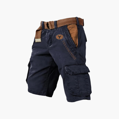 Short Cargo - Short de Travail Robuste à 6 Poches et Confortable - 1+1 Gratuit