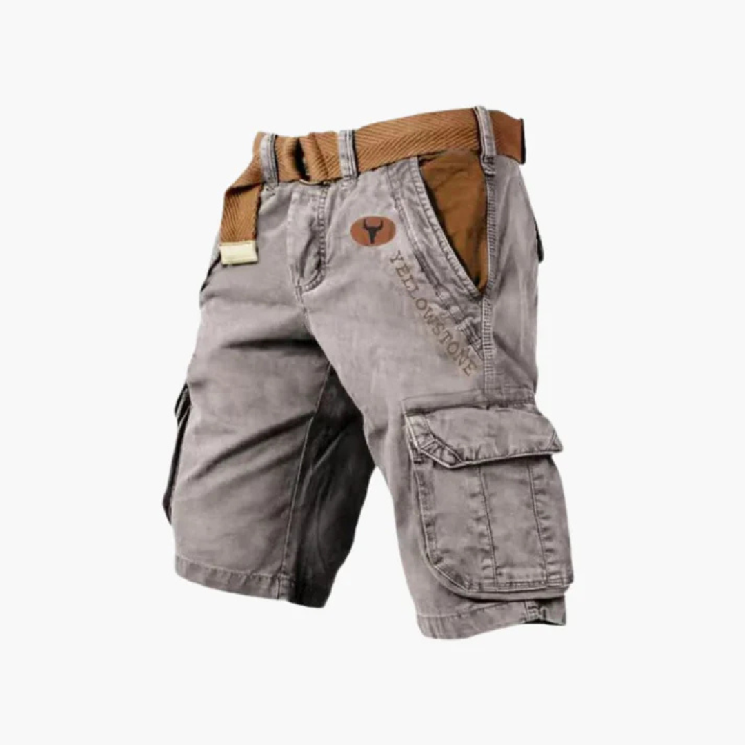 Short Cargo - Short de Travail Robuste à 6 Poches et Confortable - 1+1 Gratuit