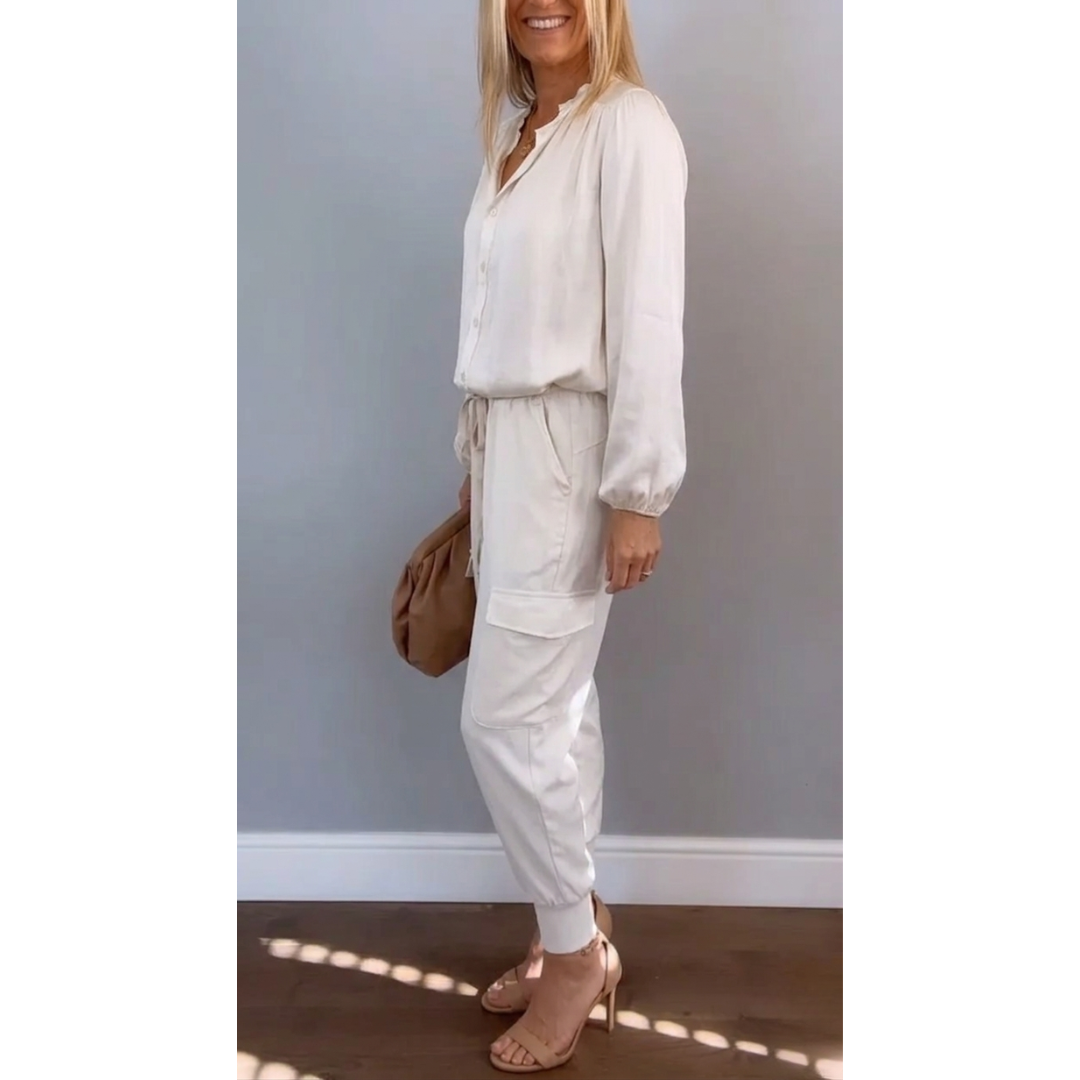 Silvera - Ensemble en Satin - Tenue Deux Pièces Élégante au Lustre Luxueux