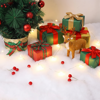 Sneeuwdeken – Zachte Kunstsneeuw Deken voor Kerstdorp en Kerstboom (3)