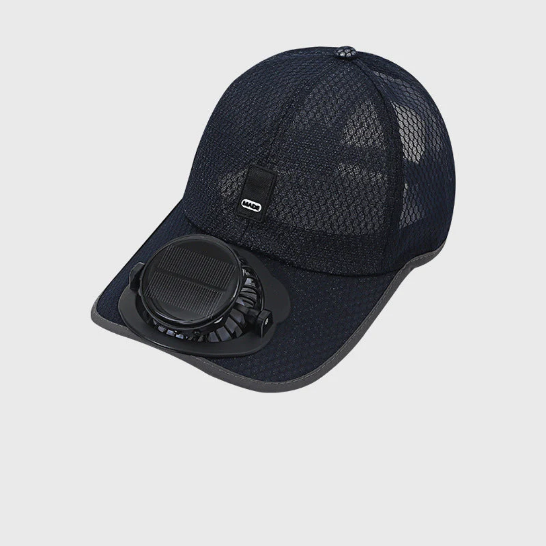 SolarCap™ – Baseball Cap met Ingebouwde Ventilator