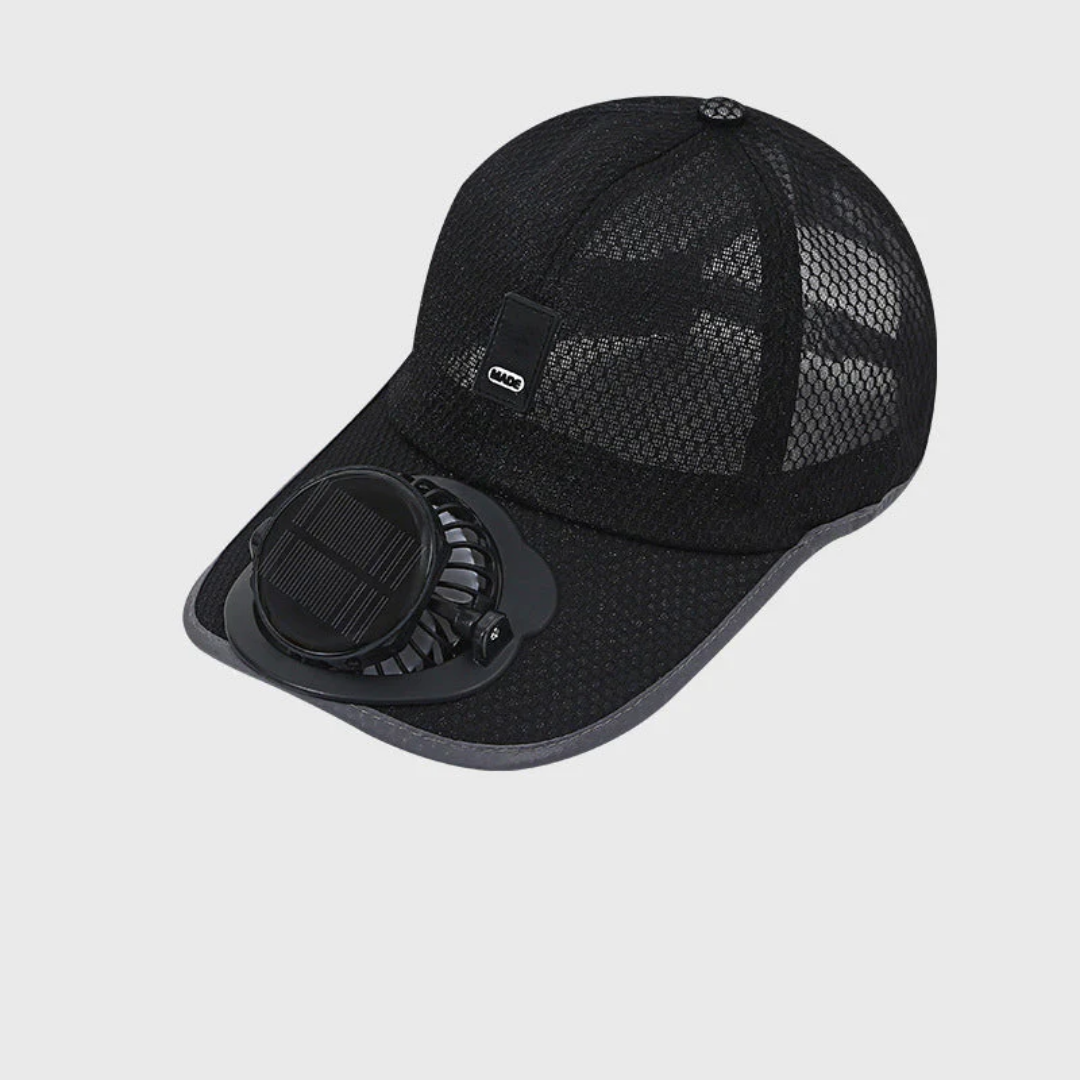 SolarCap™ – Baseball Cap met Ingebouwde Ventilator