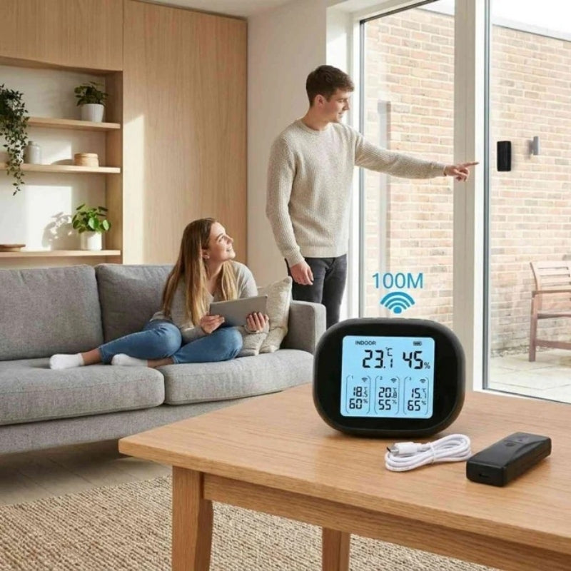 ClimaSense Pro - Thermostat - Mesure climatique sans fil et précise