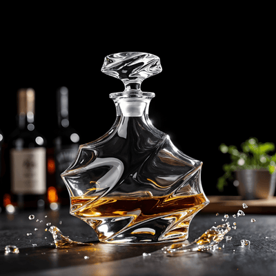 Noble Oak  - Whisky Decanter - Handgemaakt Kristal & Luxe Design