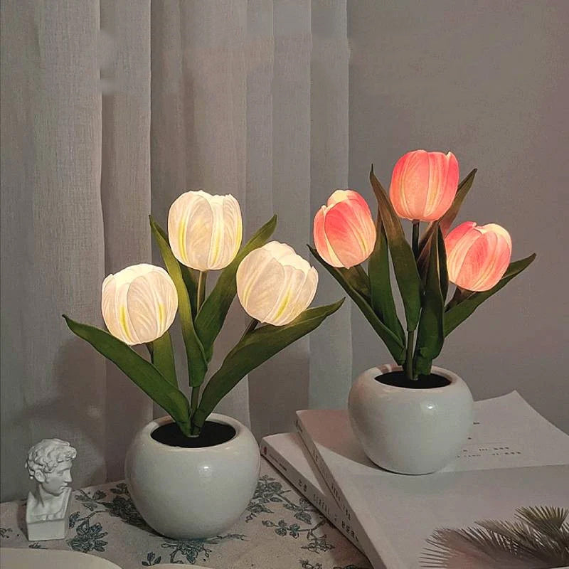 Tulpenlamp LED - Decoratief Geschenk van Liefde