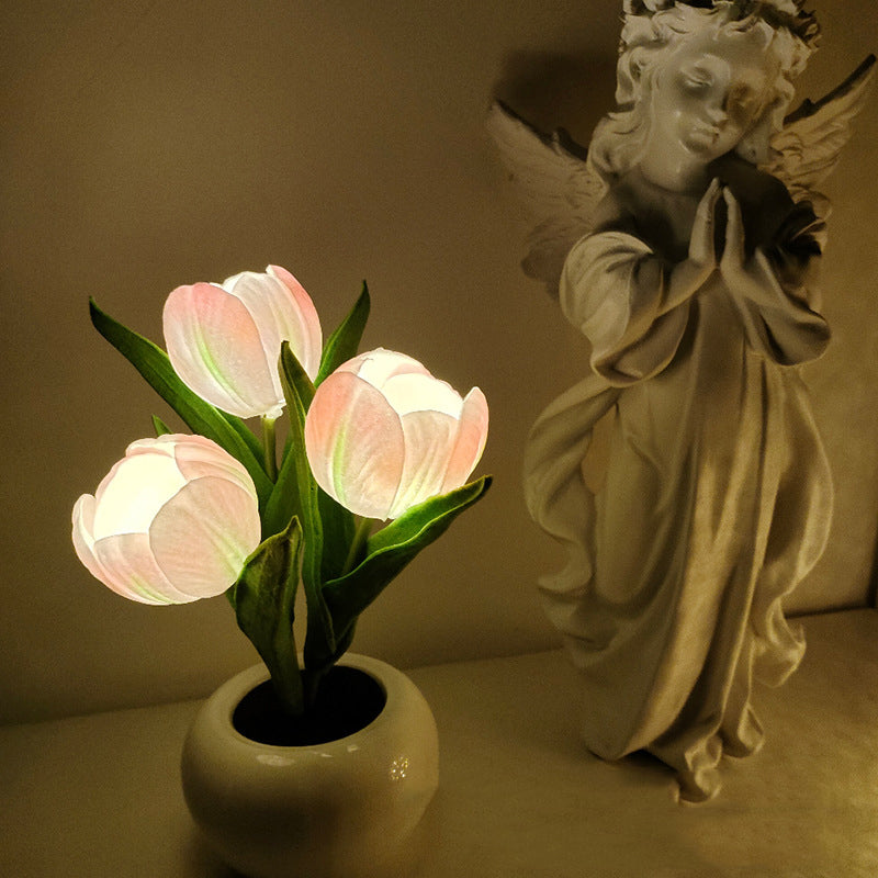 Tulpenlamp LED - Decoratief Geschenk van Liefde