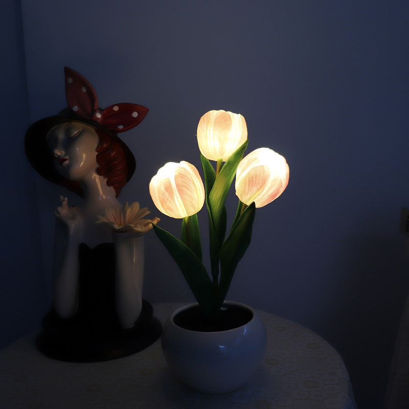 Tulpenlamp LED - Decoratief Geschenk van Liefde