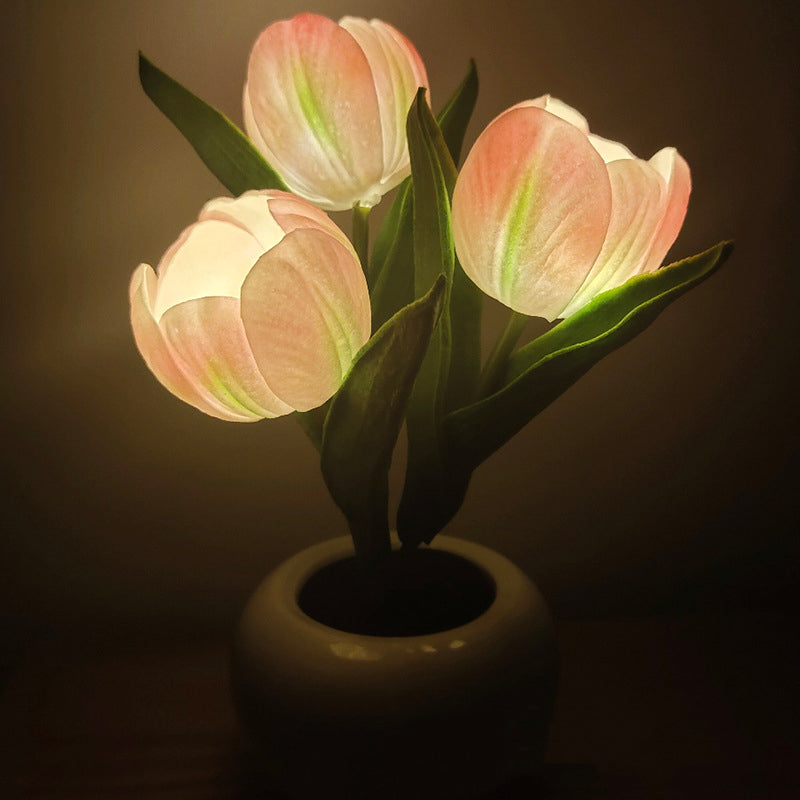 Tulpenlamp LED - Decoratief Geschenk van Liefde