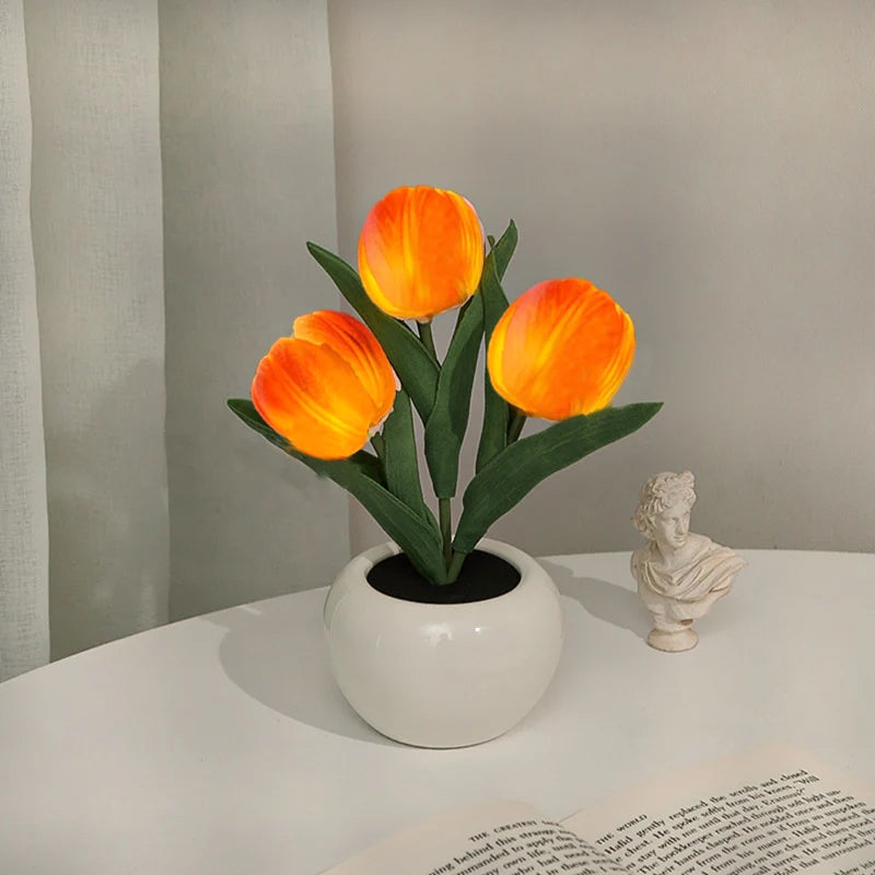 Tulpenlamp LED - Decoratief Geschenk van Liefde