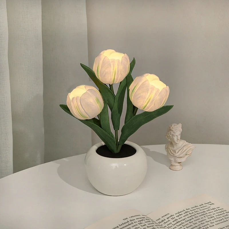 Tulpenlamp LED - Decoratief Geschenk van Liefde