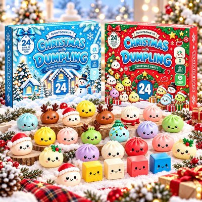Squishies Adventskalender - 24 Kerst Squishies In 3 Varianten