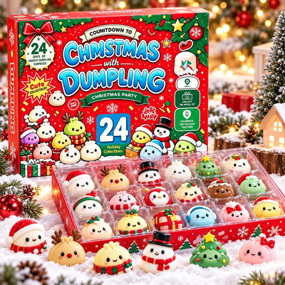 Squishies Adventskalender Dumpling Kerstfeest