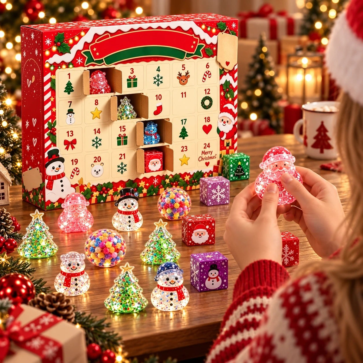 Squishies Adventskalender – 24 Kerst Squishies (8)