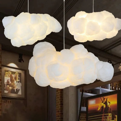 Suspension - Luminaire Moderne Blanc avec Double Abat-jour
