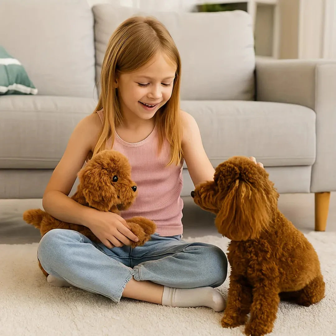 Realistische Plush Hond - Zachte Knuffel met Levensechte Uitstraling