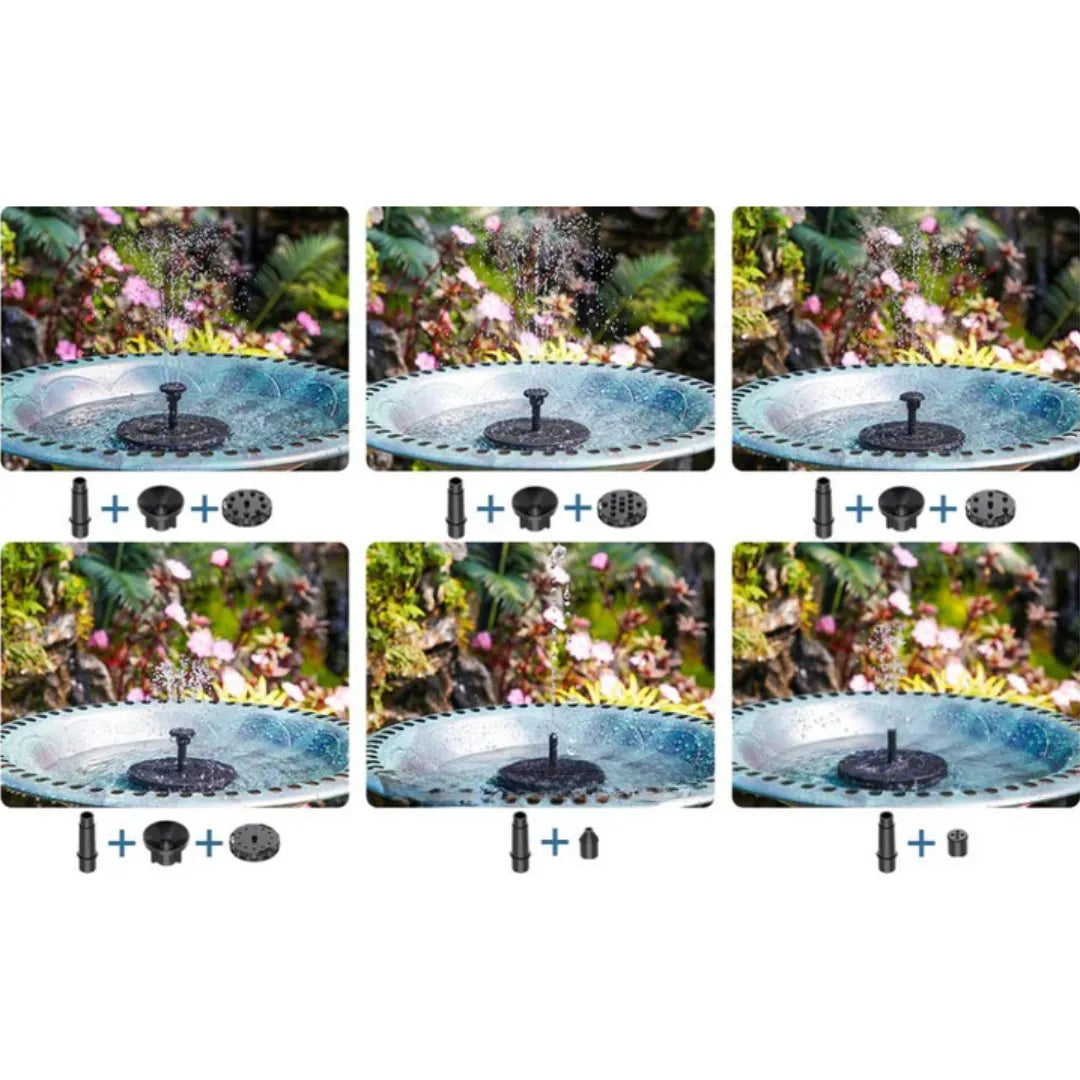 Zonne Energie Fontein - Solar tuinfontein met waterstraal | AquaBloom