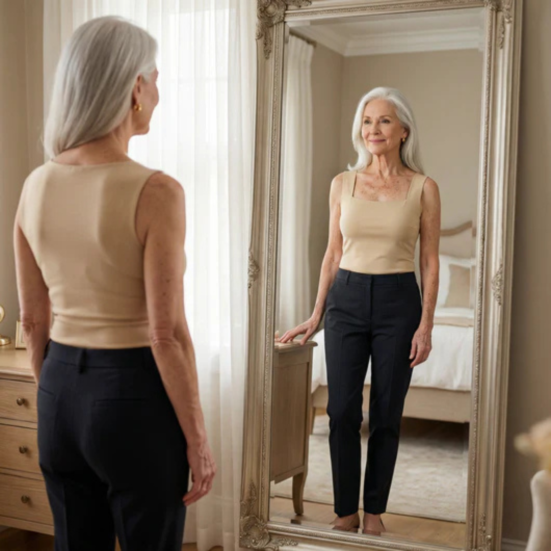 Débardeur gainant avec soutien-gorge intégré et maintien sans coutures