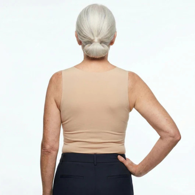 Débardeur gainant avec soutien-gorge intégré et maintien sans coutures