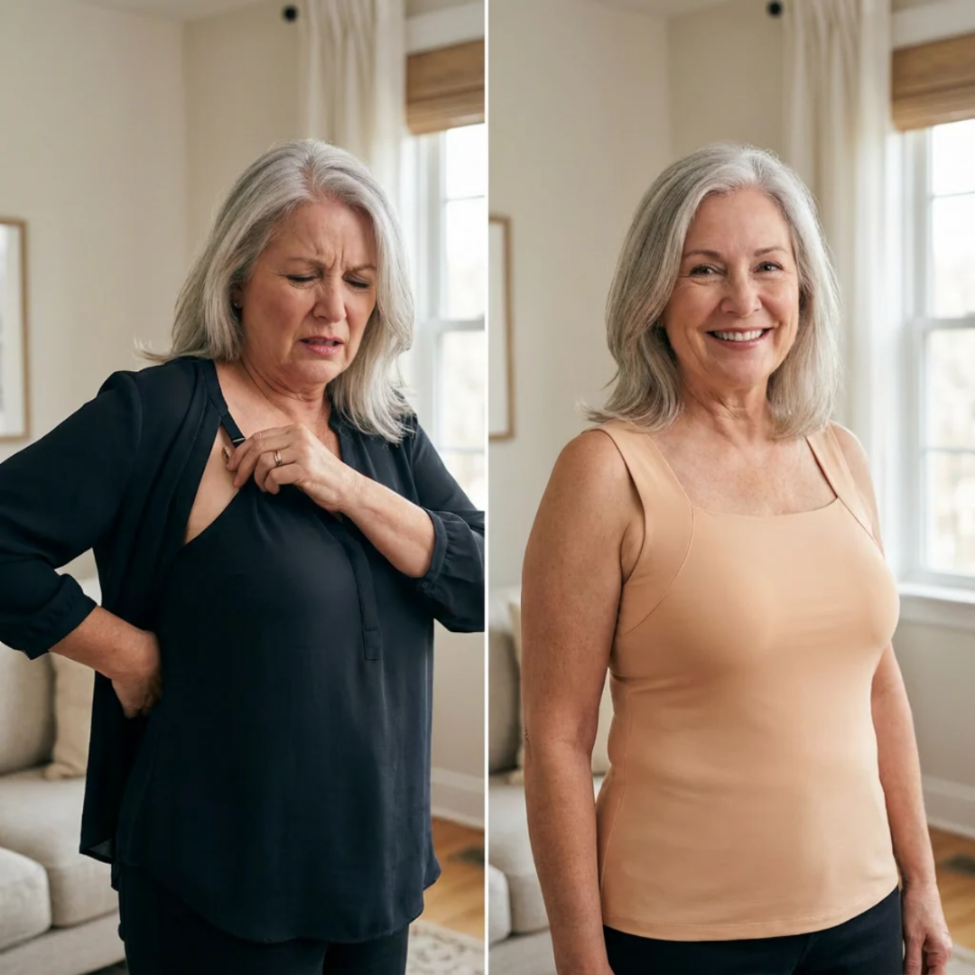 Débardeur gainant avec soutien-gorge intégré et maintien sans coutures