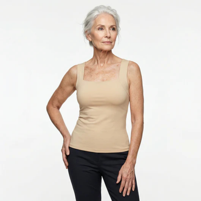 Débardeur gainant avec soutien-gorge intégré et maintien sans coutures
