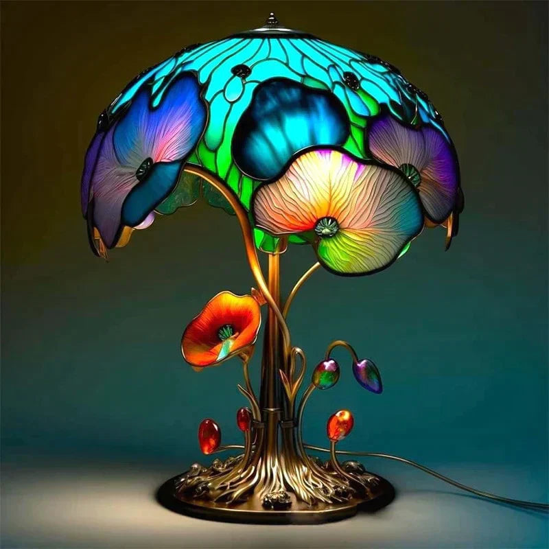 Tafellamp - Betoverende Glaslook Sfeerverlichting - LumiNest