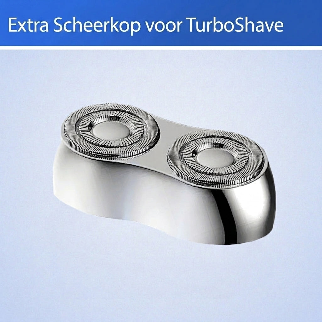 Tête de rasage double de rechange pour TurboShave